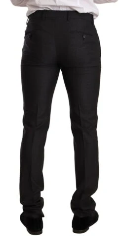 Dolce & Gabbana Gray Wool MARTINI Slim Fit Set Men's Suit 10 Dolce & Gabbana Gray Wool MARTINI Slim Fit Set Men's Suit -Lux Lair Store 1542389
