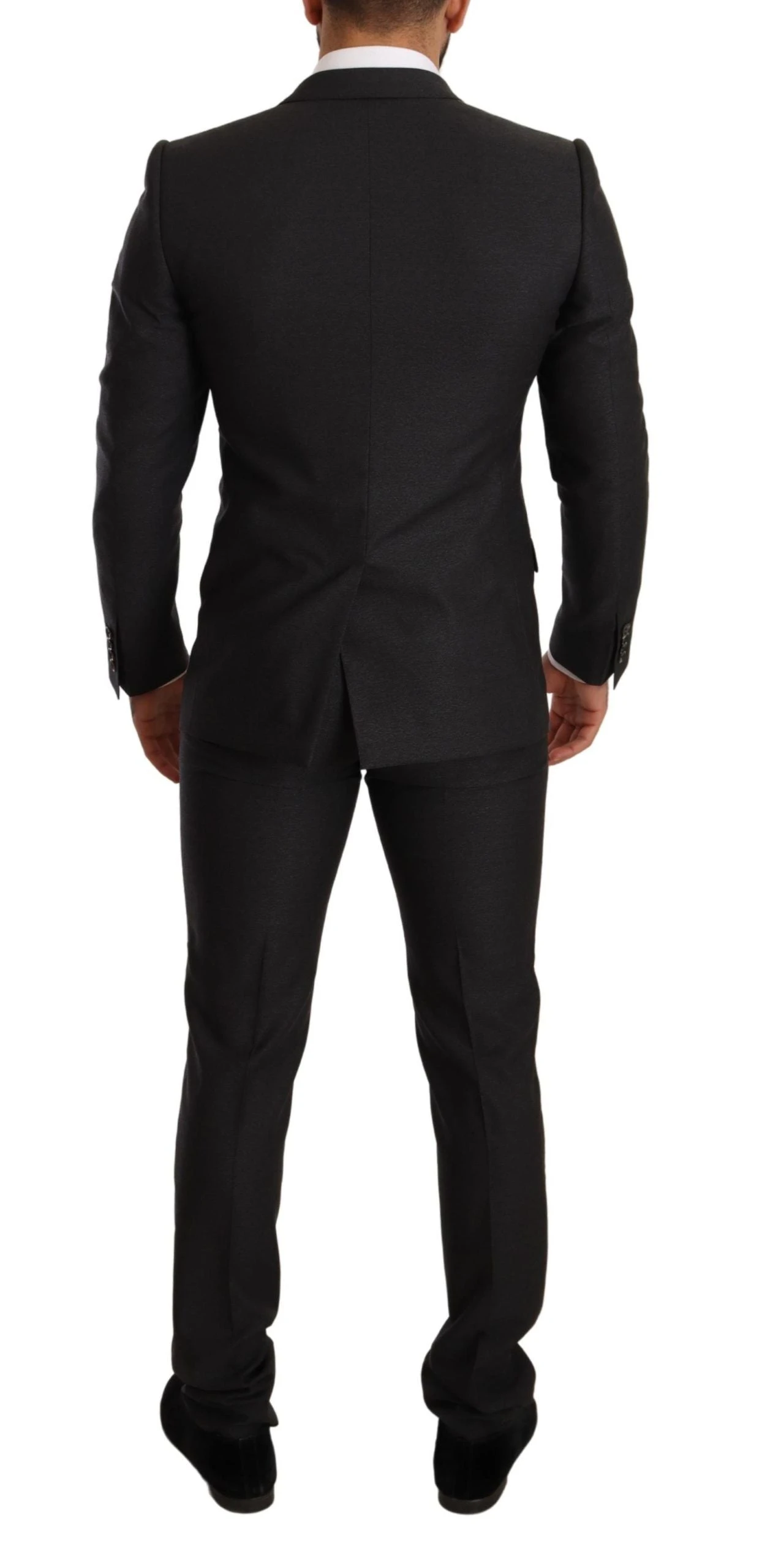 Dolce & Gabbana Gray Wool MARTINI Slim Fit Set Men's Suit 8 Dolce & Gabbana Gray Wool MARTINI Slim Fit Set Men's Suit - Image 6