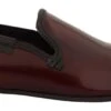 Dolce & Gabbana Bordeaux Patent Leather Dress Loafers Men's Shoes 2 Dolce & Gabbana Bordeaux Patent Leather Dress Loafers Men's Shoes -Lux Lair Store 1554242