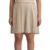 Guess Beige Checkered Pleated A-line Strapless Bustier Women's Dress -Lux Lair Store 1592473