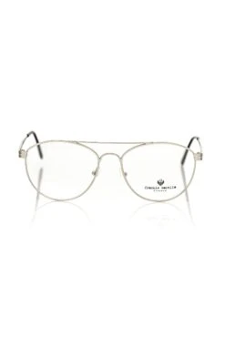 Frankie Morello Silver Metallic Unisex Men's Frame