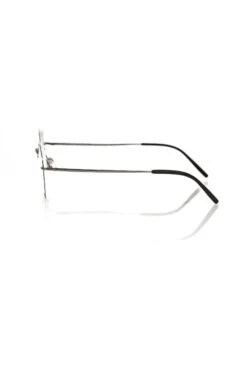 Frankie Morello Gray Metallic Unisex Eyeglass Men's Frame 9 Frankie Morello Gray Metallic Unisex Eyeglass Men's Frame -Lux Lair Store 1595076