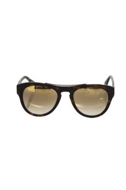 Frankie Morello Brown Acetate Mens Men's Sunglasses