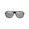 Frankie Morello Black Metallic Fiber Men Men's Sunglass