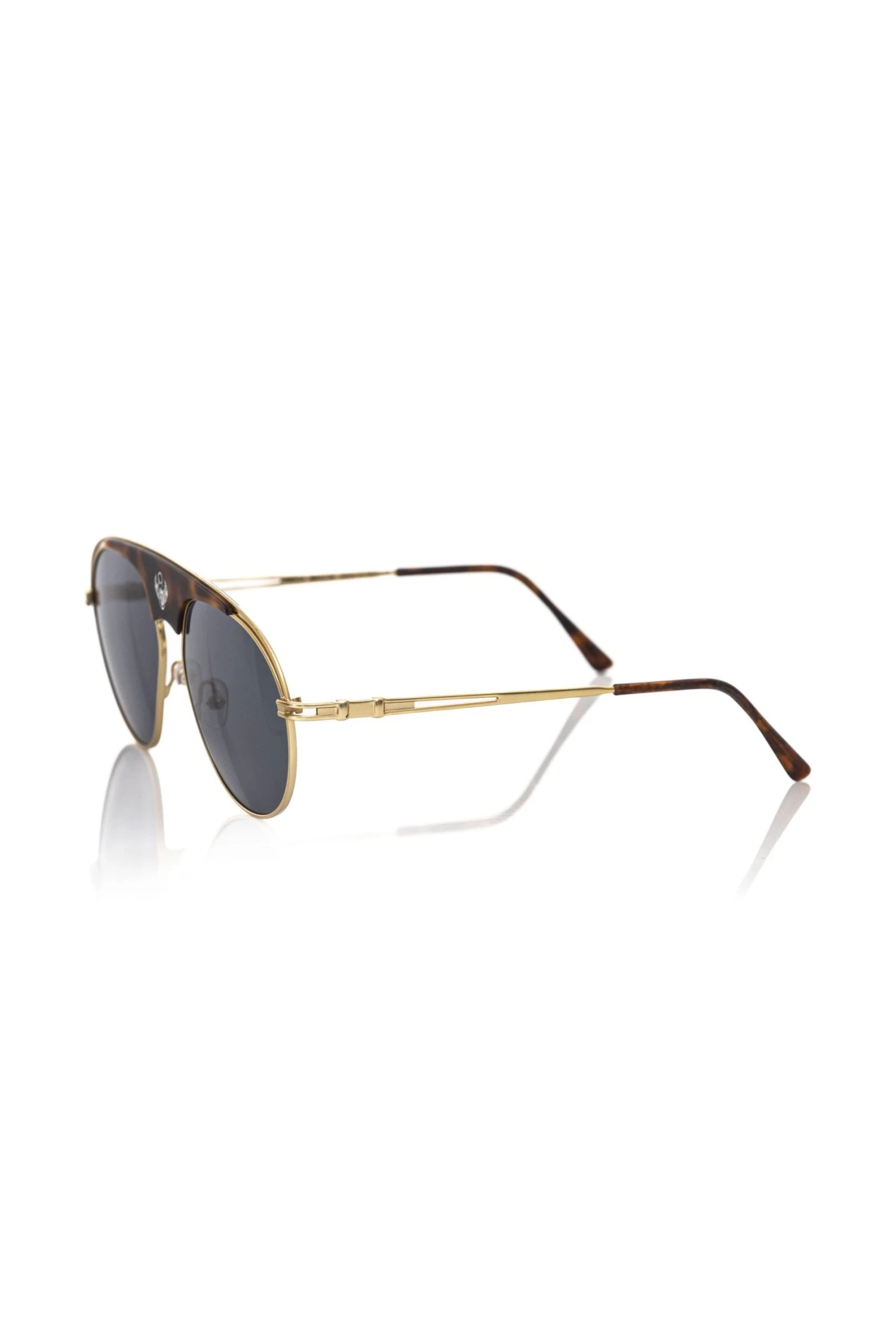 Frankie Morello Brown Metallic Fiber Men Men's Sunglasses 4 Frankie Morello Brown Metallic Fiber Men Men's Sunglasses - Image 2