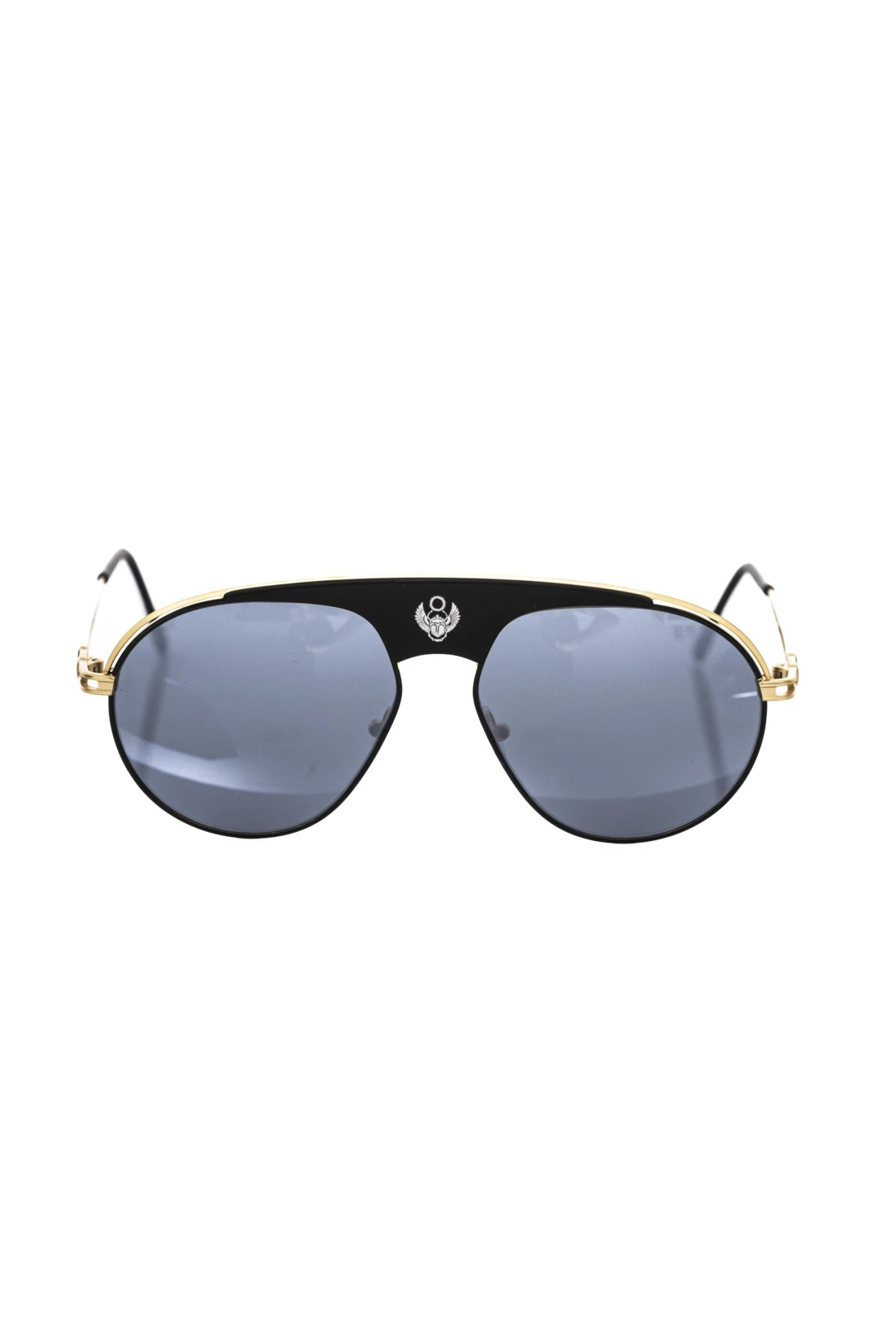 Frankie Morello Black Metallic Fibre Men Men's Sunglasses 3 Frankie Morello Black Metallic Fibre Men Men's Sunglasses