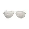 Frankie Morello Silver Metallic Fiber Men's Men's Sunglass -Lux Lair Store 1595243