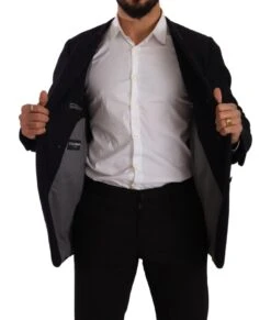 Dolce & Gabbana Gray Alpaca Button Down Men Coat Men's Jacket -Lux Lair Store 1792543