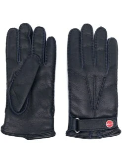 Kiton Men's Gloves Blue