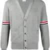 Thom Browne Men's Sweaters Light Grey 2 Thom Browne Men's Sweaters Light Grey -Lux Lair Store 190047023 ss25 thombrownepre mkc310ay3007055