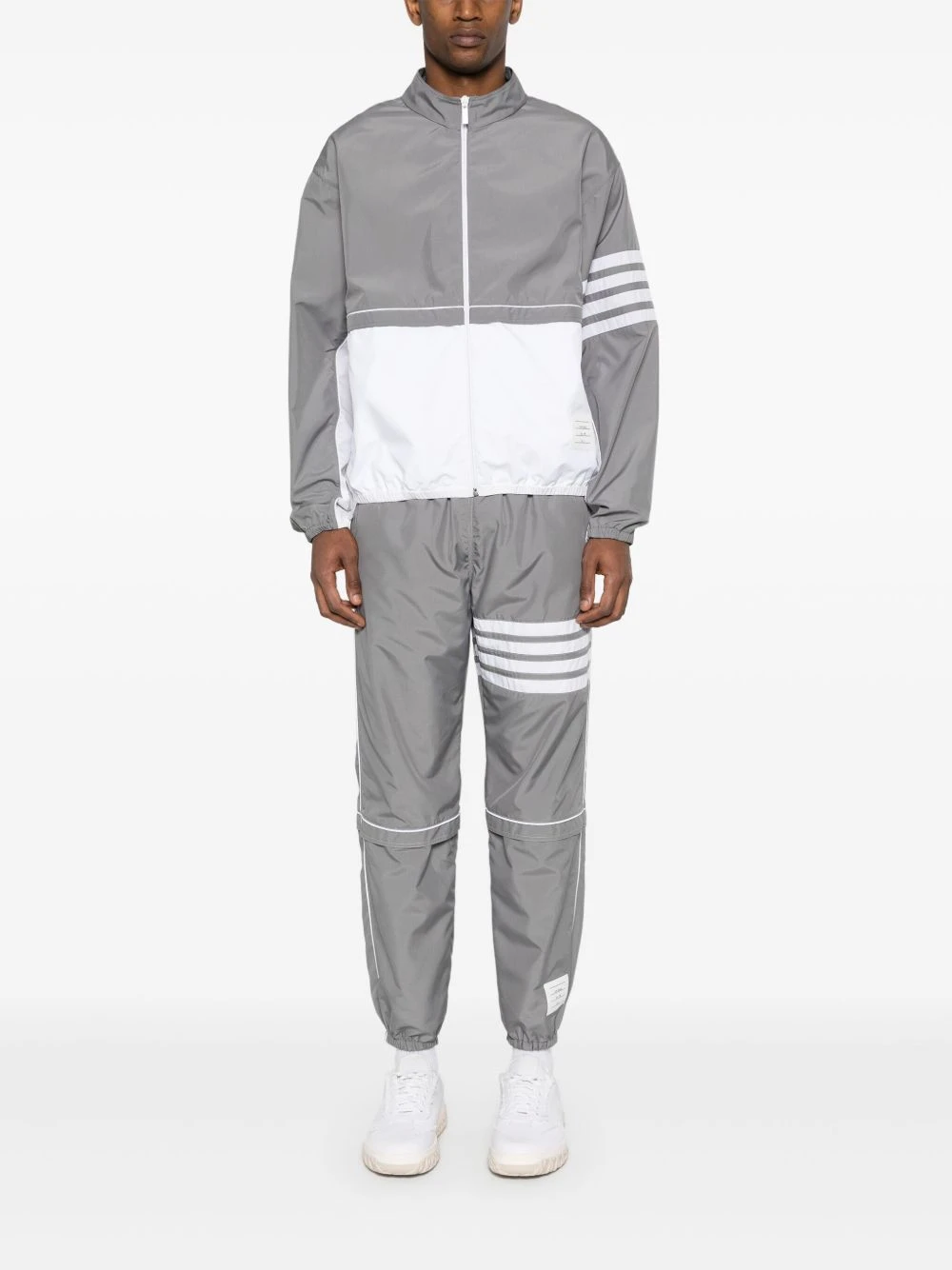 Thom Browne Men's Mid-Rise Ripstop Track Trousers 6 Thom Browne Men's Mid-Rise Ripstop Track Trousers - Image 4