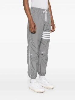 Thom Browne Men's Mid-Rise Ripstop Track Trousers 11 Thom Browne Men's Mid-Rise Ripstop Track Trousers -Lux Lair Store 190063118 ss25 thombrownemain mjq220a08031035 4 p