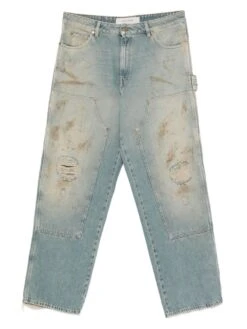 Golden Goose Men's Jeans Clear Blue