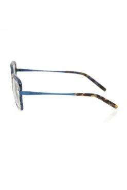 Frankie Morello Blue Metallic Women's Eyeglass Women's Frame 9 Frankie Morello Blue Metallic Women's Eyeglass Women's Frame -Lux Lair Store 1903620