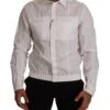 Dolce & Gabbana White Cotton Button Down Men Collared Men's Shirt 2 Dolce & Gabbana White Cotton Button Down Men Collared Men's Shirt -Lux Lair Store 1915201