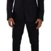 Dolce & Gabbana Blue MARTINI Slim Fit 2 Piece Coat Men's Suit -Lux Lair Store 1915412