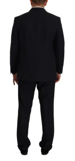 Domenico Tagliente Blue Polyester Single Breasted Formal Men's Suit -Lux Lair Store 1964757