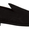 Dolce & Gabbana Black Floral Brocade Slippers Loafers Men's Shoes 2 Dolce & Gabbana Black Floral Brocade Slippers Loafers Men's Shoes -Lux Lair Store 1964818