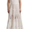 Dolce & Gabbana White Cotton Tiered Long Maxi A-line Women's Dress 2 Dolce & Gabbana White Cotton Tiered Long Maxi A-line Women's Dress -Lux Lair Store 1969383