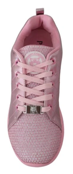 Plein Sport Chic Pink Blush Runner Gisella Women's Sneakers -Lux Lair Store 1987939