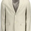 Gant Beige Linen Men Men's Jacket -Lux Lair Store 2016158