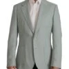 Dolce & Gabbana Light Green Cashmere Silk Men's Blazer -Lux Lair Store 2444952