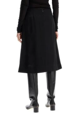 Toteme Women's Satin Panel Skirt With Eight Panels -Lux Lair Store 244WRB0227FB0208dto 14