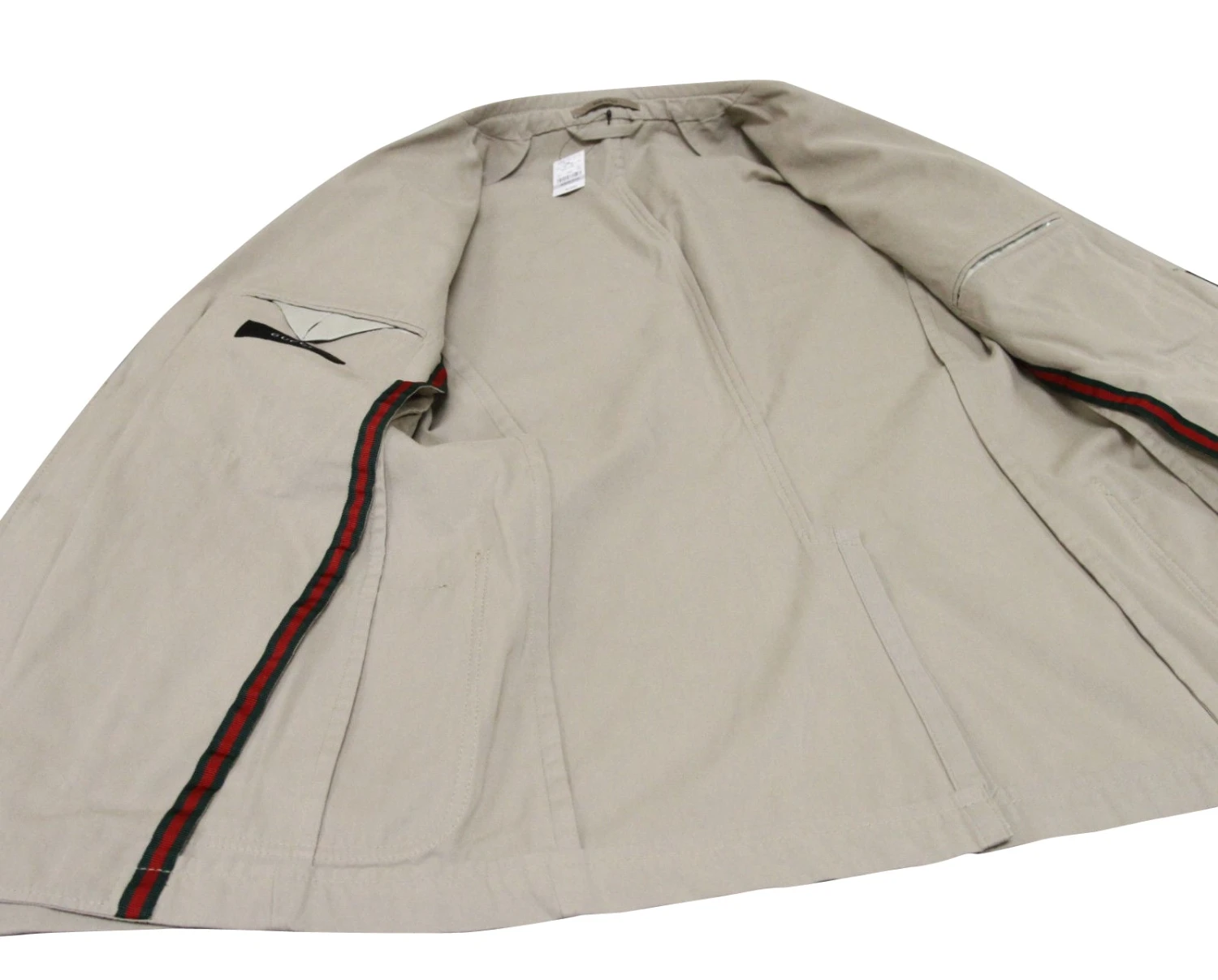 Gucci Men's Beige Cotton Blazer Jacket 10 Gucci Men's Beige Cotton Blazer Jacket - Image 8