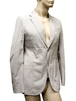 Gucci Men's Beige Cotton Blazer Jacket 34 Gucci Men's Beige Cotton Blazer Jacket -Lux Lair Store 265424 8279 52 2