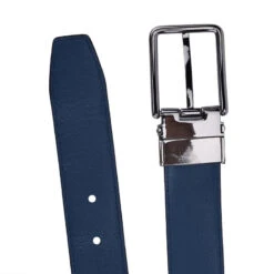Michael Kors Men's Reversible MK Signature Leather 2in1 Dress Belt -Lux Lair Store 274394833544admiralbluepaleblue4