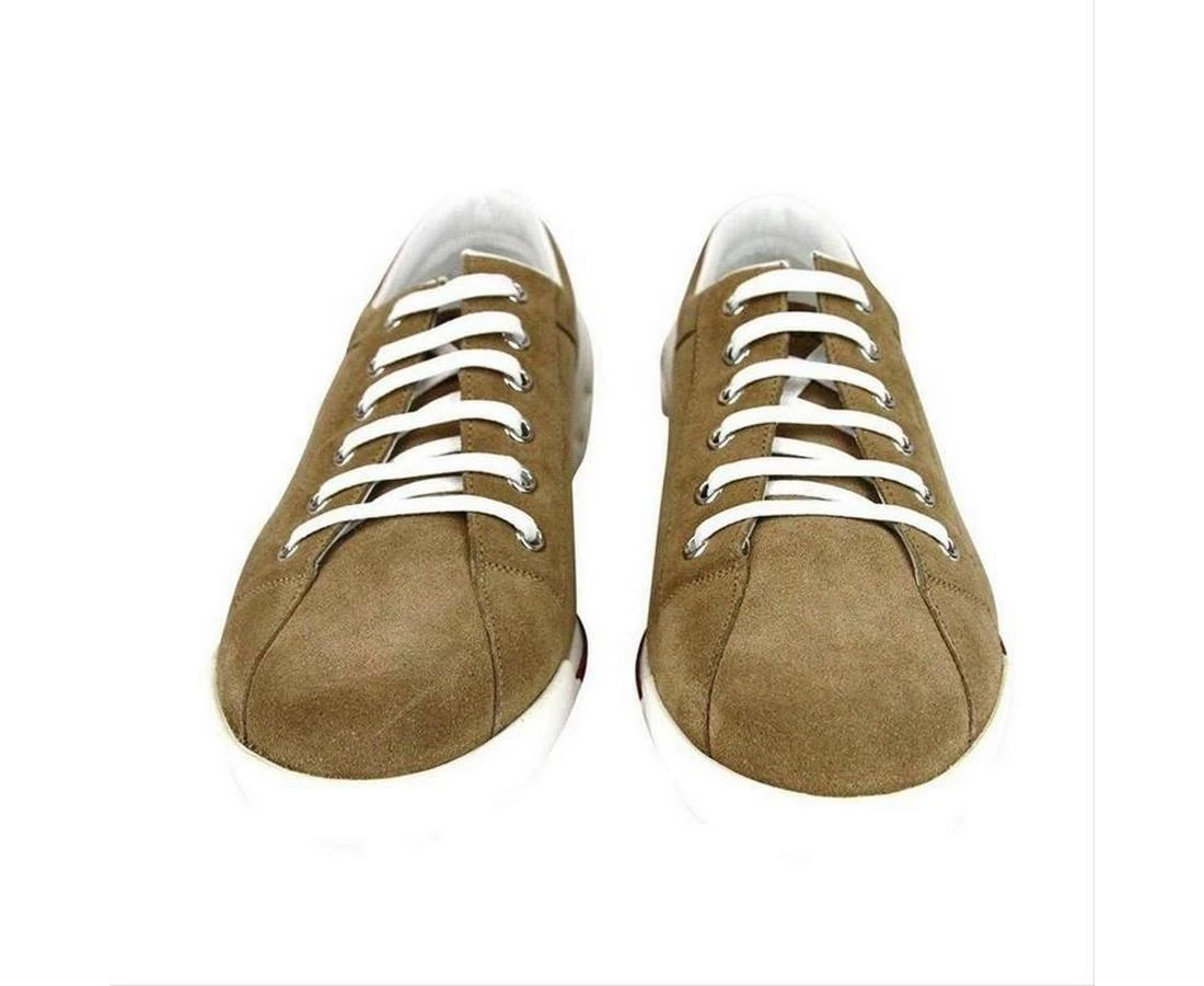 Gucci Women's Brown Leather / Suede Trainer With Script Logo Sneaker 281017 CBB00 2309 5 Gucci Women's Brown Leather / Suede Trainer With Script Logo Sneaker 281017 CBB00 2309 - Image 3