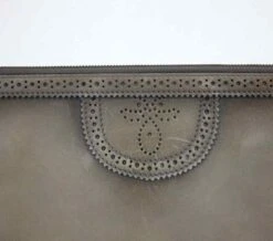 GUCCI Women's Duilio Brogue Zip Around Leather Clutch Bag 20 GUCCI Women's Duilio Brogue Zip Around Leather Clutch Bag -Lux Lair Store 296911 2816 804821401 scuffs oza6