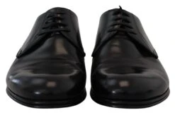 Dolce & Gabbana Black Leather Formal Dress Men's Shoes -Lux Lair Store 2985877