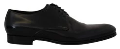 Dolce & Gabbana Black Leather Formal Dress Men's Shoes