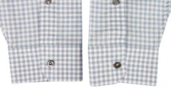 Gucci Men's Blue Topaz / White Cotton Vichy Checkered Slim Shirt 25 Gucci Men's Blue Topaz / White Cotton Vichy Checkered Slim Shirt -Lux Lair Store 307648 z3640 4285 15 8