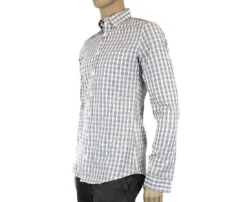 Gucci Men's Plaid Cotton Slim Dress Shirt -Lux Lair Store 307653 3163 16.5 4