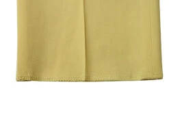 Bottega Veneta Women's Belt Line Yellow Virgin Wool Dress Pant -Lux Lair Store 307683 9441 42 7