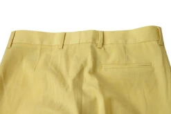 Bottega Veneta Women's Belt Line Yellow Virgin Wool Dress Pant -Lux Lair Store 307683 9441 44 9