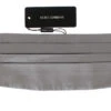 Dolce & Gabbana Silver Wide Belt Silk Men's Cummerbund 1 Dolce & Gabbana Silver Wide Belt Silk Men's Cummerbund -Lux Lair Store 310596