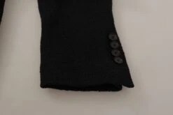 Dolce & Gabbana Black Single Breasted Coat Men Men's Blazer -Lux Lair Store 3110917