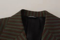 Dolce & Gabbana Multicolor Stripes Double Breasted Men's Blazer -Lux Lair Store 3110973
