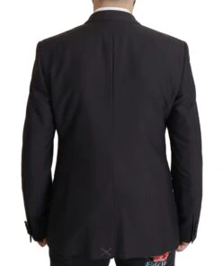 Dolce & Gabbana Dark Blue Single Breasted MARTINI Men's Blazer 11 Dolce & Gabbana Dark Blue Single Breasted MARTINI Men's Blazer -Lux Lair Store 3111788