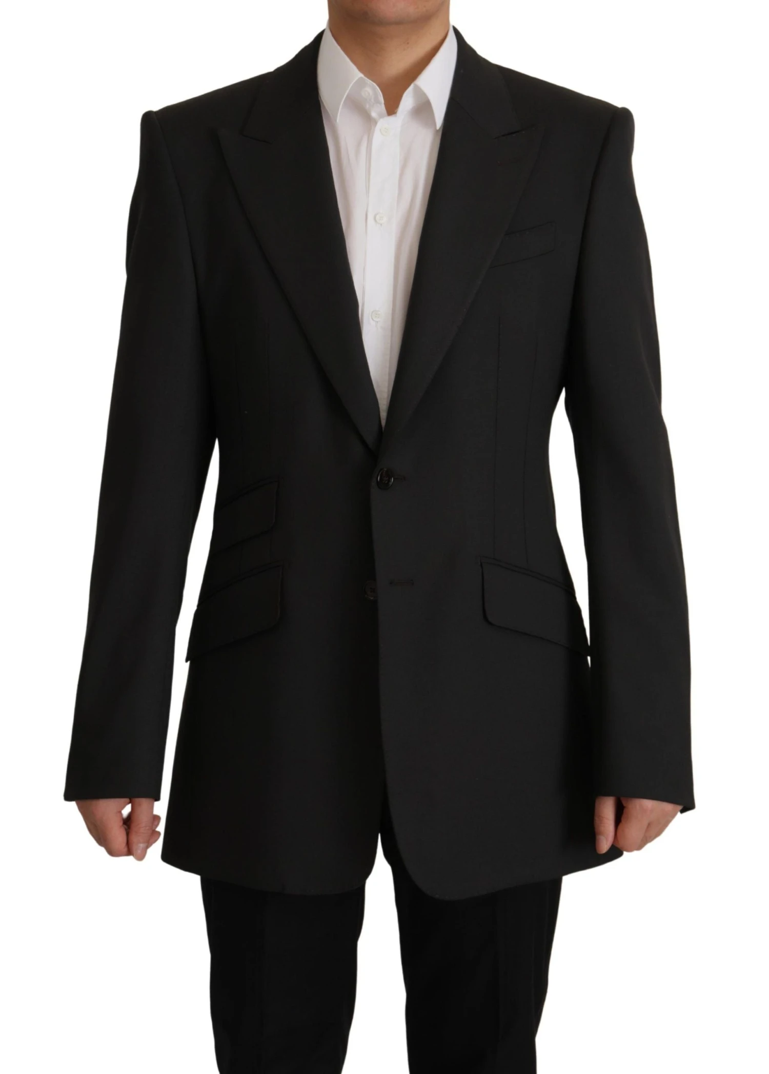 Dolce & Gabbana Black Wool Single Breasted Blazer Men's V 3 Dolce & Gabbana Black Wool Single Breasted Blazer Men's V