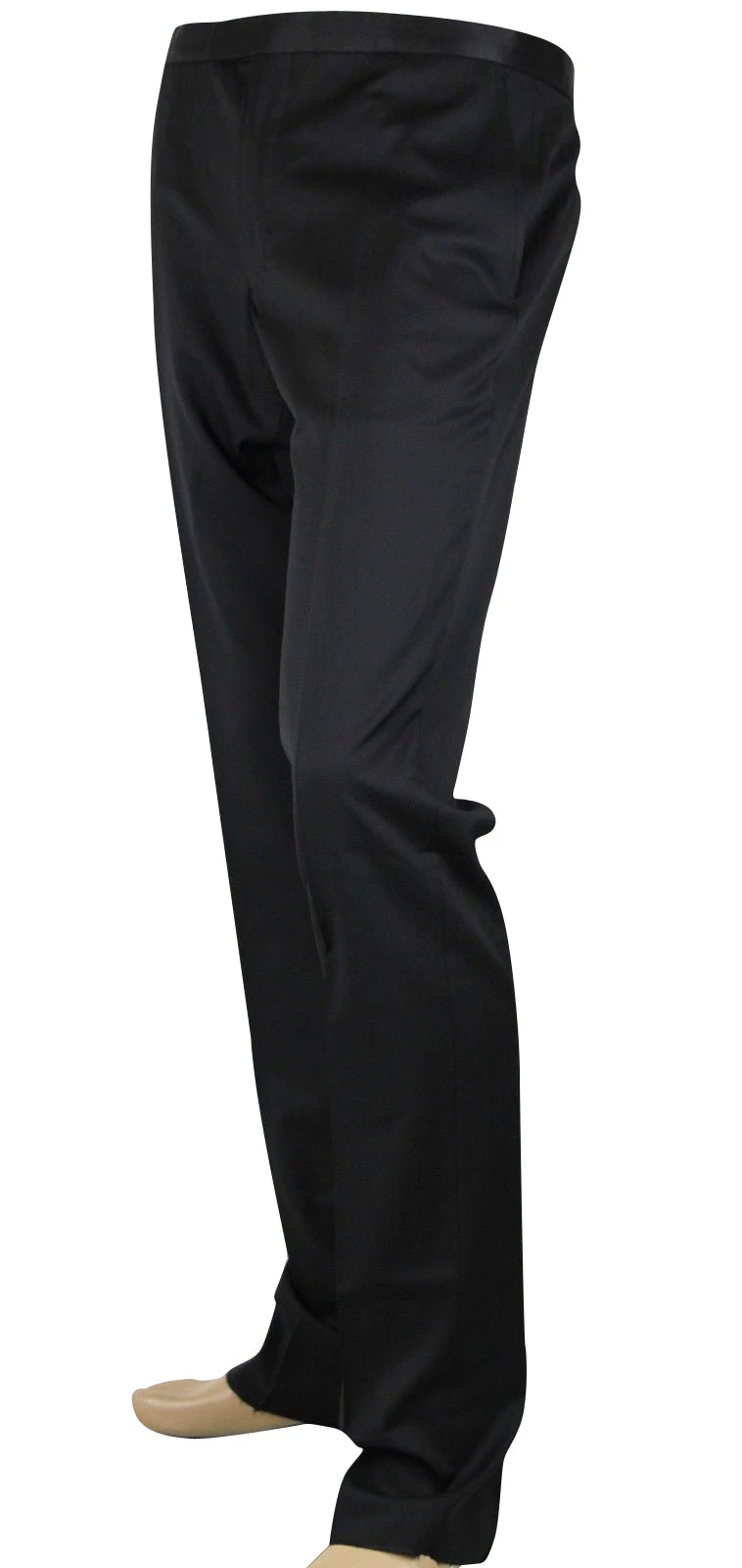 Gucci Men's Skinny Black Wool 60 Evening Dress Pant 5 Gucci Men's Skinny Black Wool 60 Evening Dress Pant - Image 3