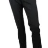 Gucci Men's Stretch Skinny 60s Black Cotton Elastane Dress Pant -Lux Lair Store 318144 z4714 1000 50r 1