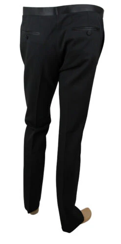 Gucci Men's Stretch Skinny 60s Black Cotton Elastane Dress Pant 25 Gucci Men's Stretch Skinny 60s Black Cotton Elastane Dress Pant -Lux Lair Store 318144 z4714 1000 50r 4