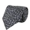 Bottega Veneta Men's Dry Brush Black/White Silk Pattern Tie 325511 1061