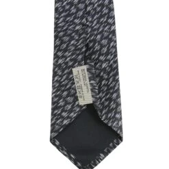 Bottega Veneta Men's Dry Brush Black/White Silk Pattern Tie 325511 1061 -Lux Lair Store 325511 1061 8056662104 7