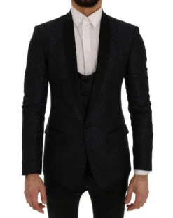 Dolce & Gabbana Blue MARTINI Slim 2 Piece Men's Blazer