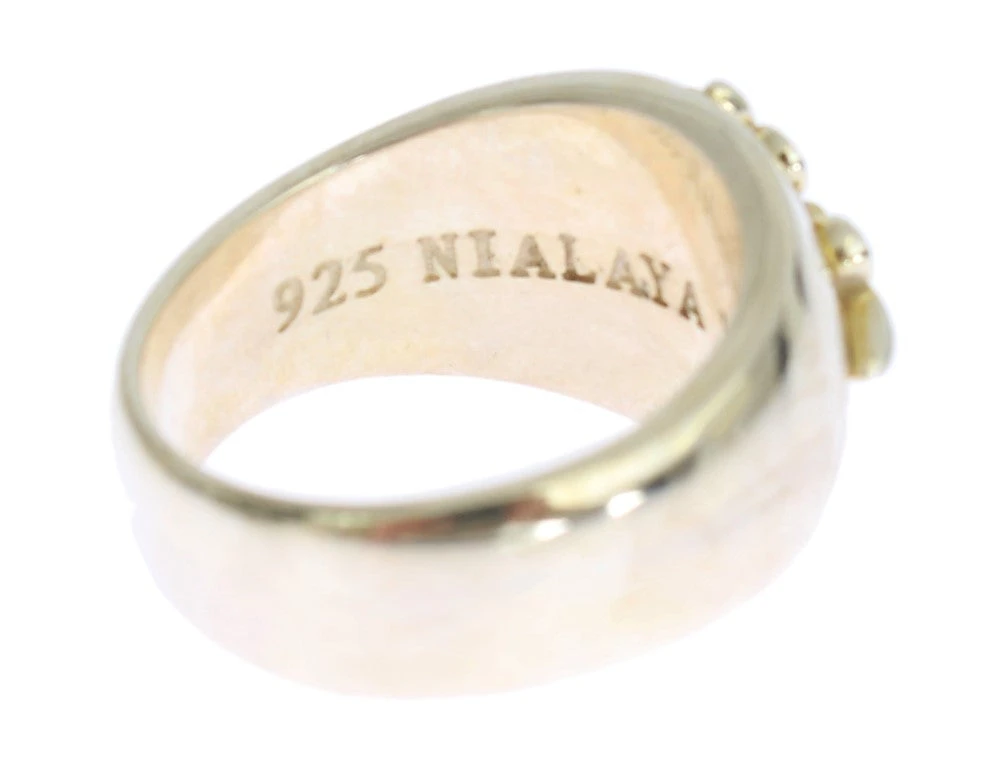 Nialaya Silver Crest 925 Sterling Men's Ring 6 Nialaya Silver Crest 925 Sterling Men's Ring - Image 4